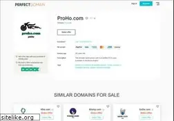 Sites similar to proho.com