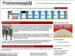 Sites similar to prohormonedb.com