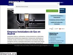 Sites similar to proinclima.es