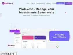 Sites similar to proinvest.axis96.co