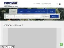 Sites similar to proinvest.com.br