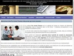 Sites similar to proinvest.fr