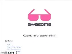 Sites similar to project-awesome.org