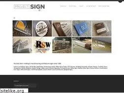 Sites similar to project-sign.com