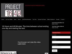 Sites similar to project1649.org