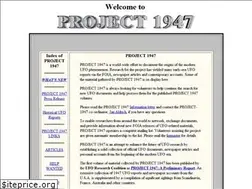 Sites similar to project1947.com