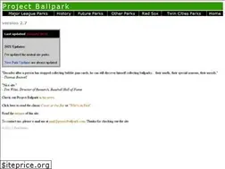 Sites similar to projectballpark.org