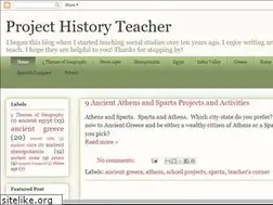 Sites similar to projecthistoryteacher.com