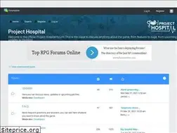 Sites similar to projecthospital.forumotion.com