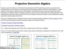 Sites similar to projectivegeometricalgebra.org