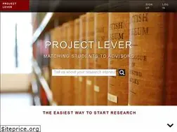 Sites similar to projectlever.com