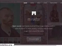 Sites similar to projectmirador.org