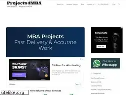 Sites similar to projects4mba.com