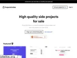 Sites similar to projectsforsale.com