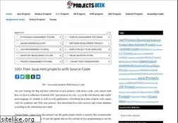 Sites similar to projectsgeek.com