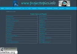 Sites similar to projecttopics.info