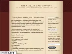Sites similar to projectvintageeats.wordpress.com