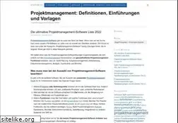 Sites similar to projektmanagement-definitionen.de