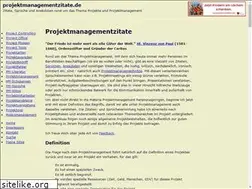 Sites similar to projektmanagementzitate.de
