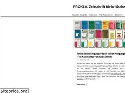 Sites similar to prokla.de