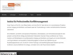 Sites similar to prokon-institut.de