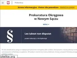 Sites similar to prokuratura-nowysacz.pl