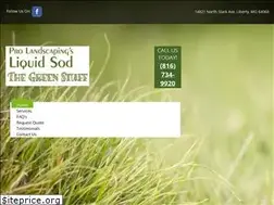 Sites similar to prolandscapingliquidsod.com