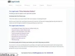 Sites similar to prolegalleads.com