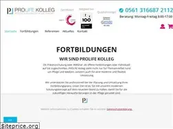 Sites similar to prolife-kolleg.de