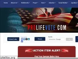 Sites similar to prolifevote.com