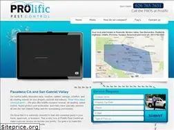 Sites similar to prolificpest.com