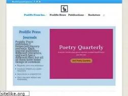 Sites similar to prolificpress.com