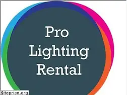 Sites similar to prolightingrental.com