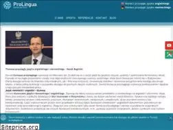 Sites similar to prolingua.com.pl