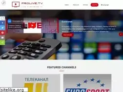 Sites similar to prolive.tv