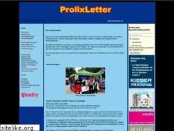 Sites similar to prolixletter.de