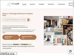 Sites similar to prolum.fr