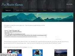 Sites similar to promastergames.weebly.com