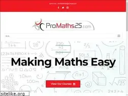 Sites similar to promaths25.com