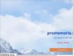 Sites similar to promemoria.net