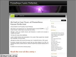 Sites similar to prometheusfusionperfection.com