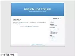 Sites similar to promiklatsch.wordpress.com