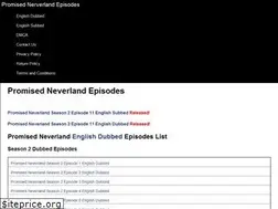 Sites similar to promisedneverlandepisodes.com
