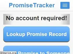 Sites similar to promisetracker.com