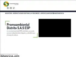 Sites similar to promoambientaldistrito.com