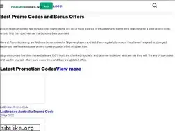 Sites similar to promocodes.ng