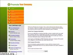 Sites similar to promoteyourcompany.ca