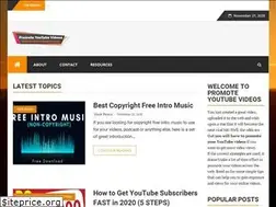 Sites similar to promoteyoutubevideos.com