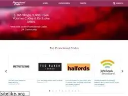 Sites similar to promotionalcodes.org.uk