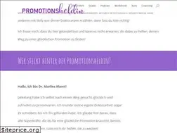Sites similar to promotionsheldin.de